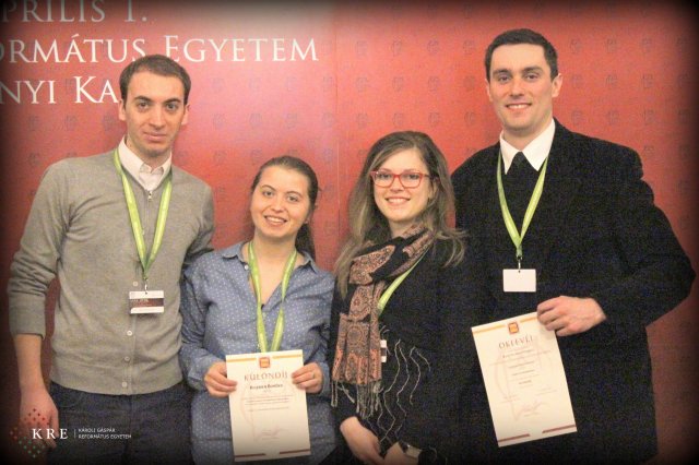 OTDK fal előtt készült képek